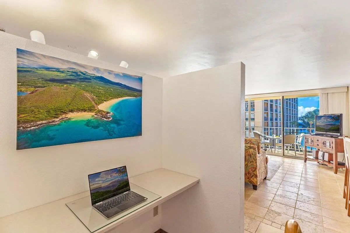 Aparthotel Stunning 1 Bedroom With Ocean And Island Views ~ Sleeps 4 ~ Royal Kahana 514
