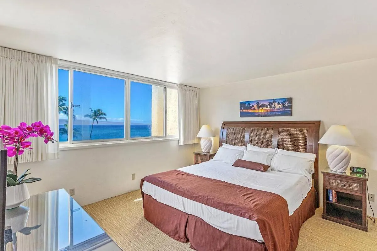 Stunning 1 Bedroom With Ocean And Island Views ~ Sleeps 4 ~ Royal Kahana 514 0*,  USA