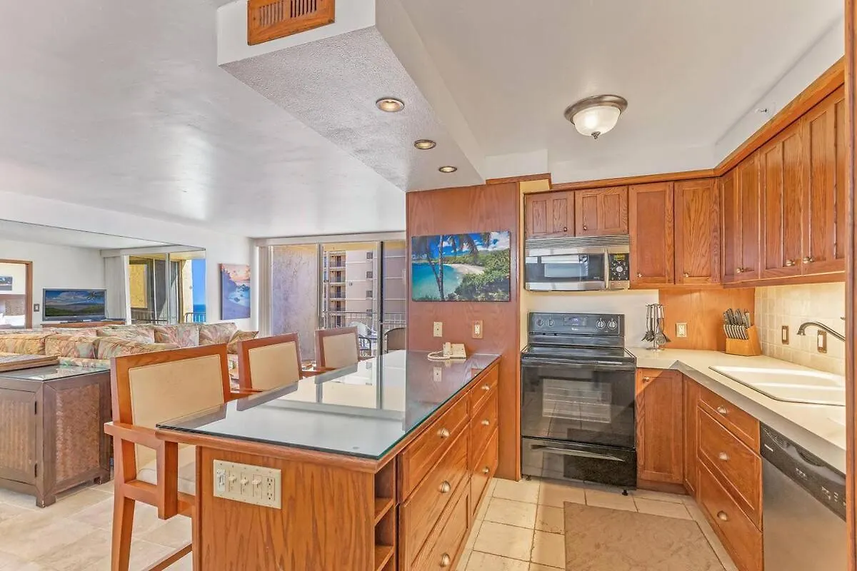 Aparthotel Stunning 1 Bedroom With Ocean And Island Views ~ Sleeps 4 ~ Royal Kahana 514 USA