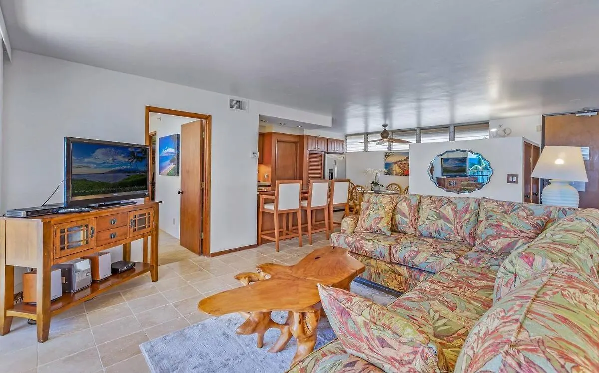 Stunning 1 Bedroom With Ocean And Island Views ~ Sleeps 4 ~ Royal Kahana 514 0*,