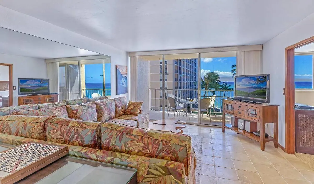 Stunning 1 Bedroom With Ocean And Island Views ~ Sleeps 4 ~ Royal Kahana 514 USA